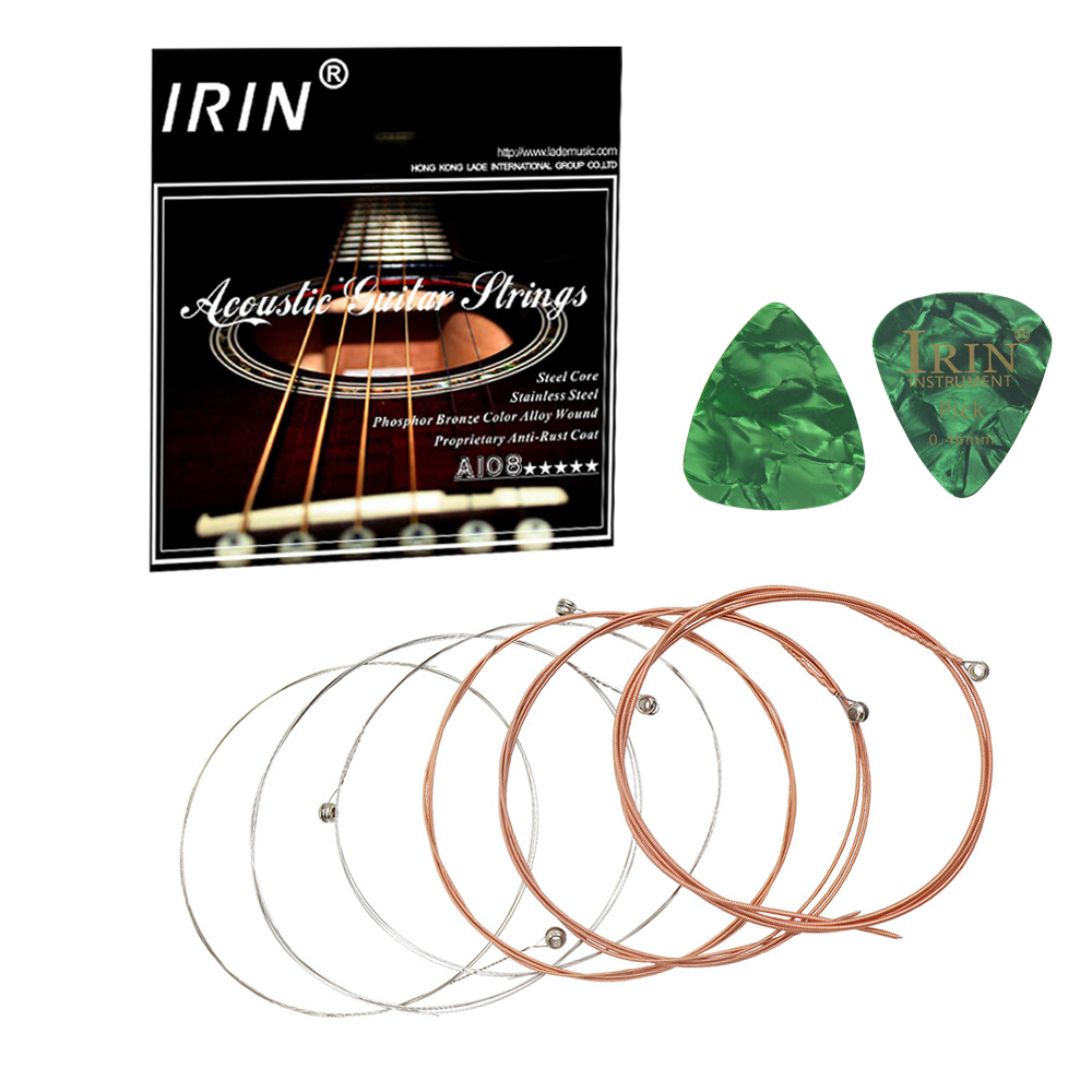 IRIN Acoustic Guitar Strings w - Musical Instrument With Strings บทวิจารณ์และราคา