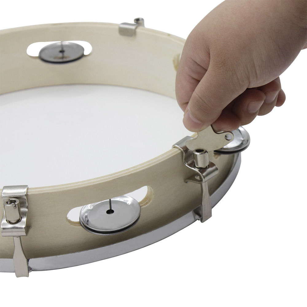 10 Inches Tambourine Adjustabl - Musical Instrument Tambourine บทวิจารณ์และราคา